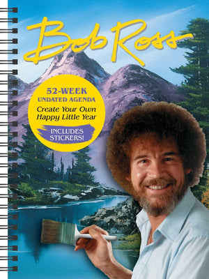 Bob Ross Agenda Undated Calendar,Used
