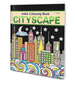 Cityscape - Adult Colouring Book : Colouring Book For Peace And Relaxation, Creative Coloring Book, Fun Coloring Book, Art Therapy Coloring Book