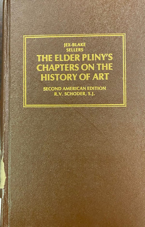 Elder Pliny's Chapters on the History of Art,Used