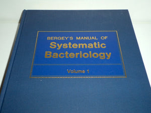 Bergey s Manual of Systematic Bacteriology (Vol 1)