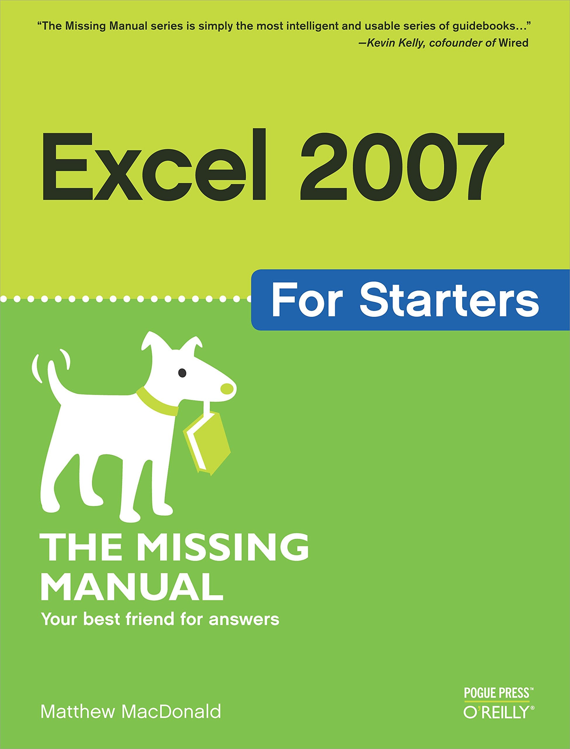 Excel 2007 for Starters: The Missing Manual,Used
