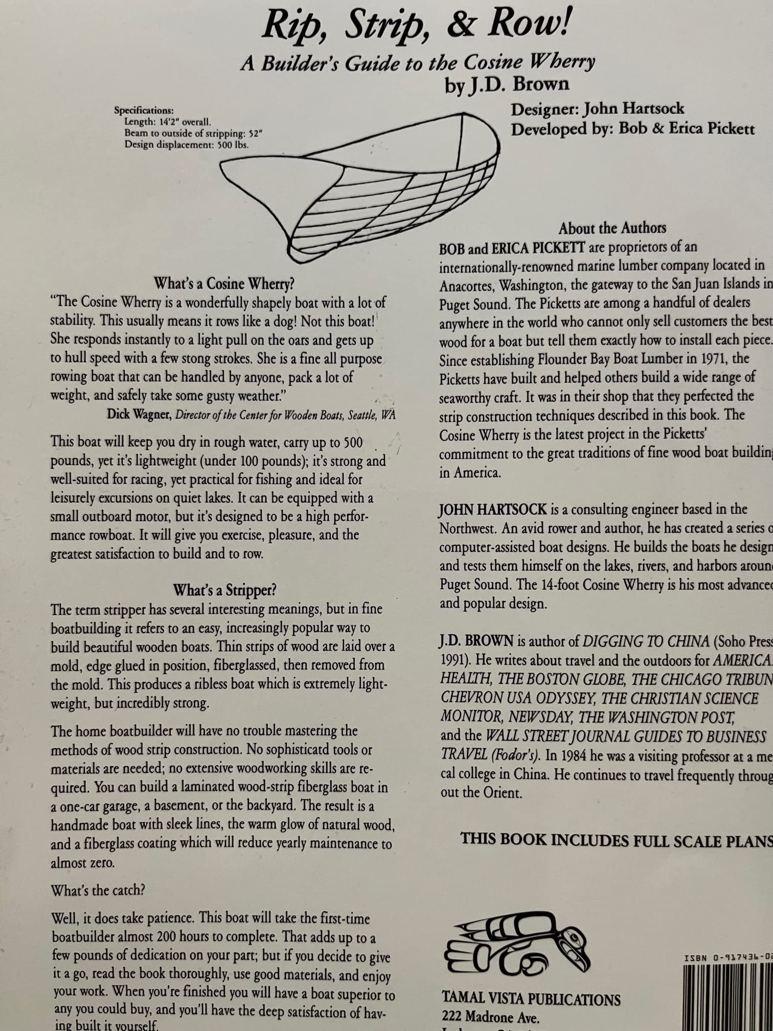 Rip, Strip, & Row: A Builders Guide to the Cosine Wherry,Used