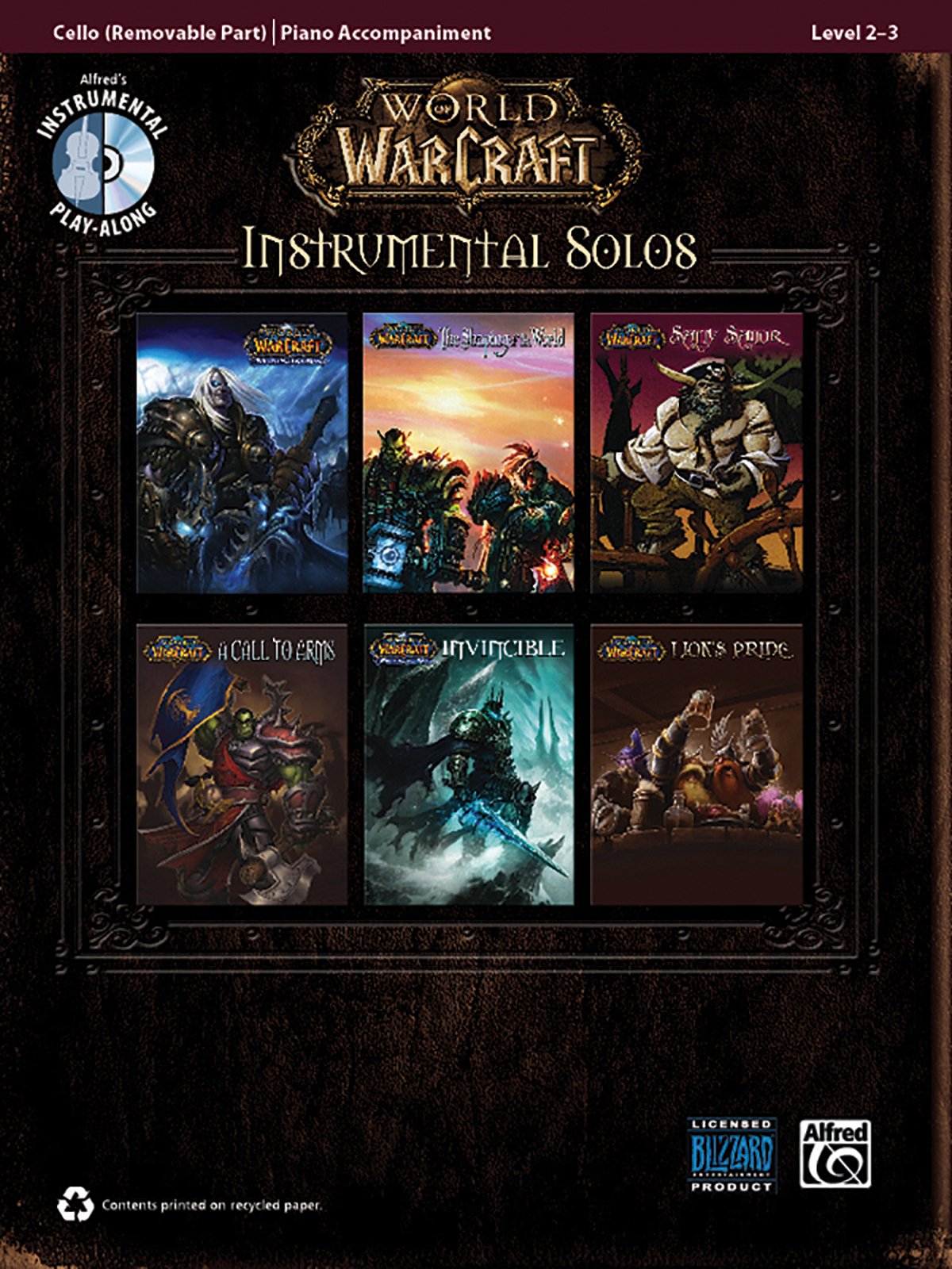 World of Warcraft Instrumental Solos for Strings: Cello, Book & CD (Pop Instrumental Solos Series),Used