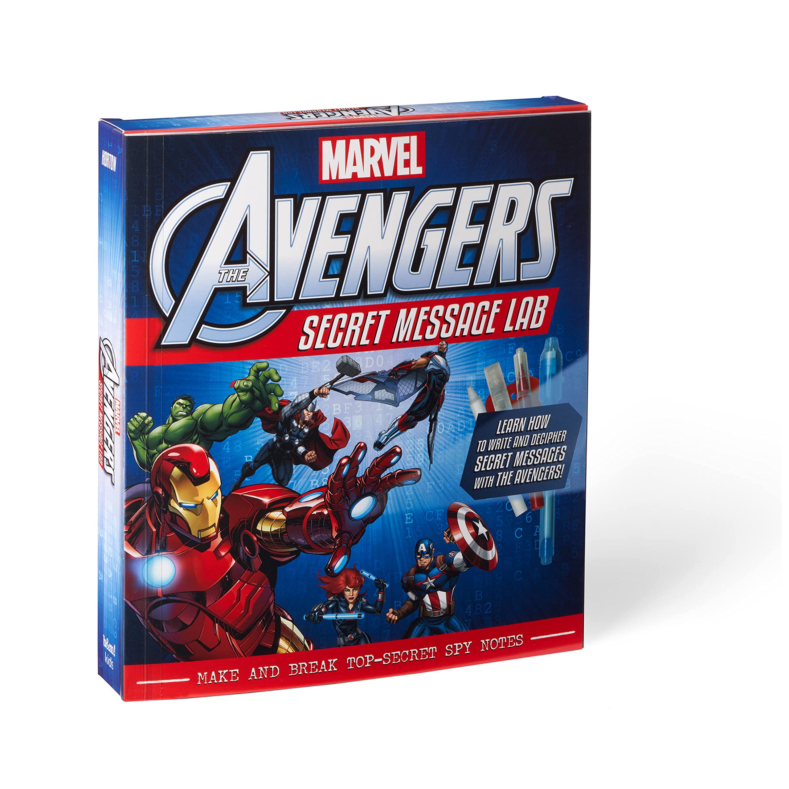Marvel The Avengers: Secret Message Lab: Make And Break Topsecret Spy Notes