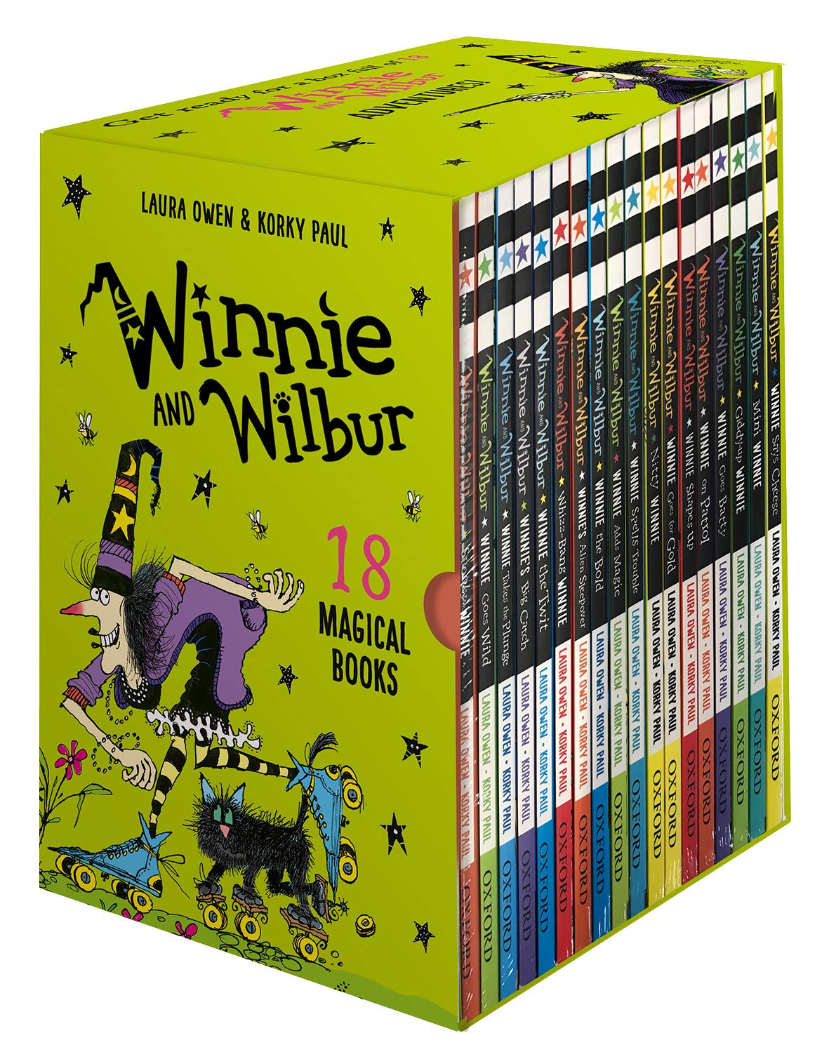 Winnie and Wilbur 18 Magical Fiction Books Collection Box Set (Says Cheese, Mini Winnie, Goes Batty, Shapes Up, Spells Trouble, ,Used