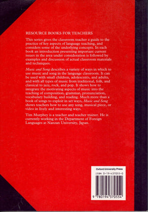 Music & Song (Oxford English Resource Books for Teachers),New