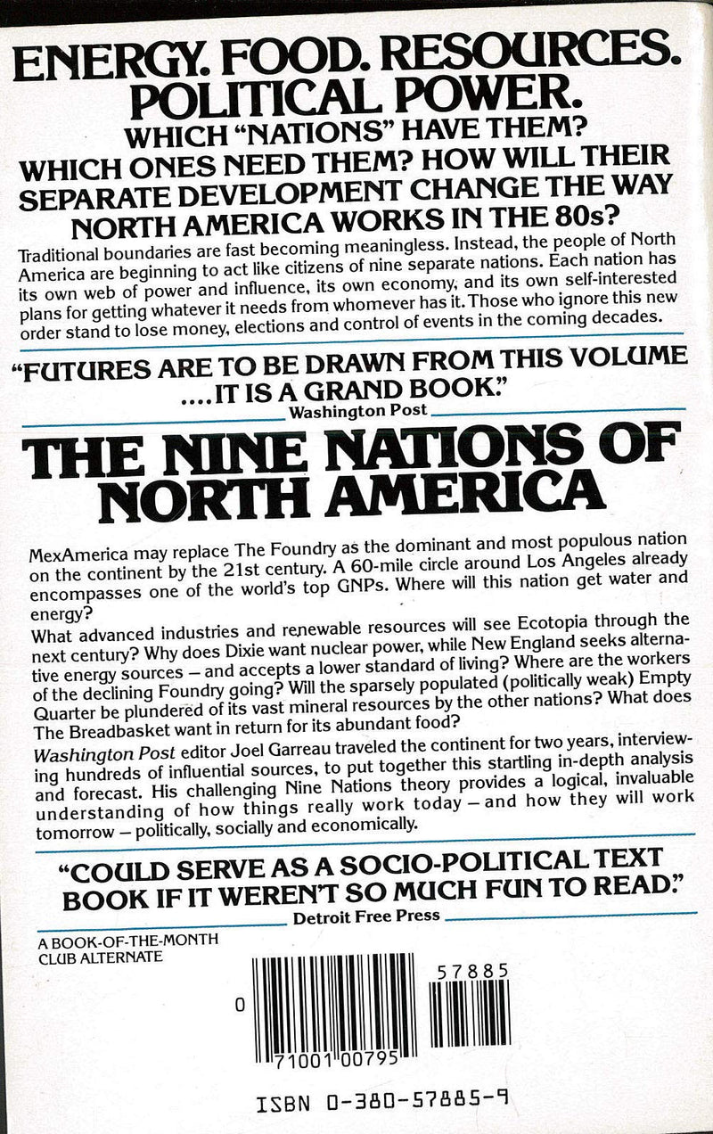 The Nine Nations Of North America,Used