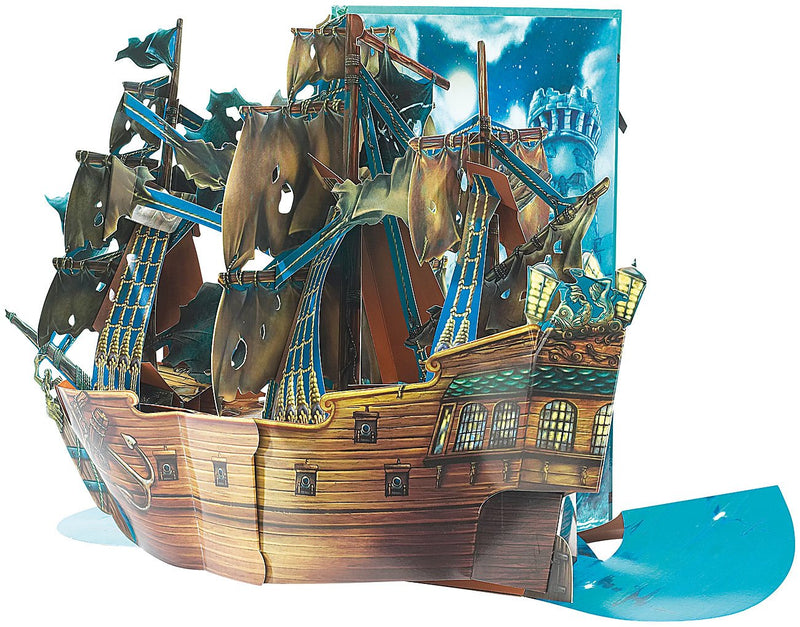 Pirates of the Caribbean The Black Pearl A PopUp Pirate Ship,Used