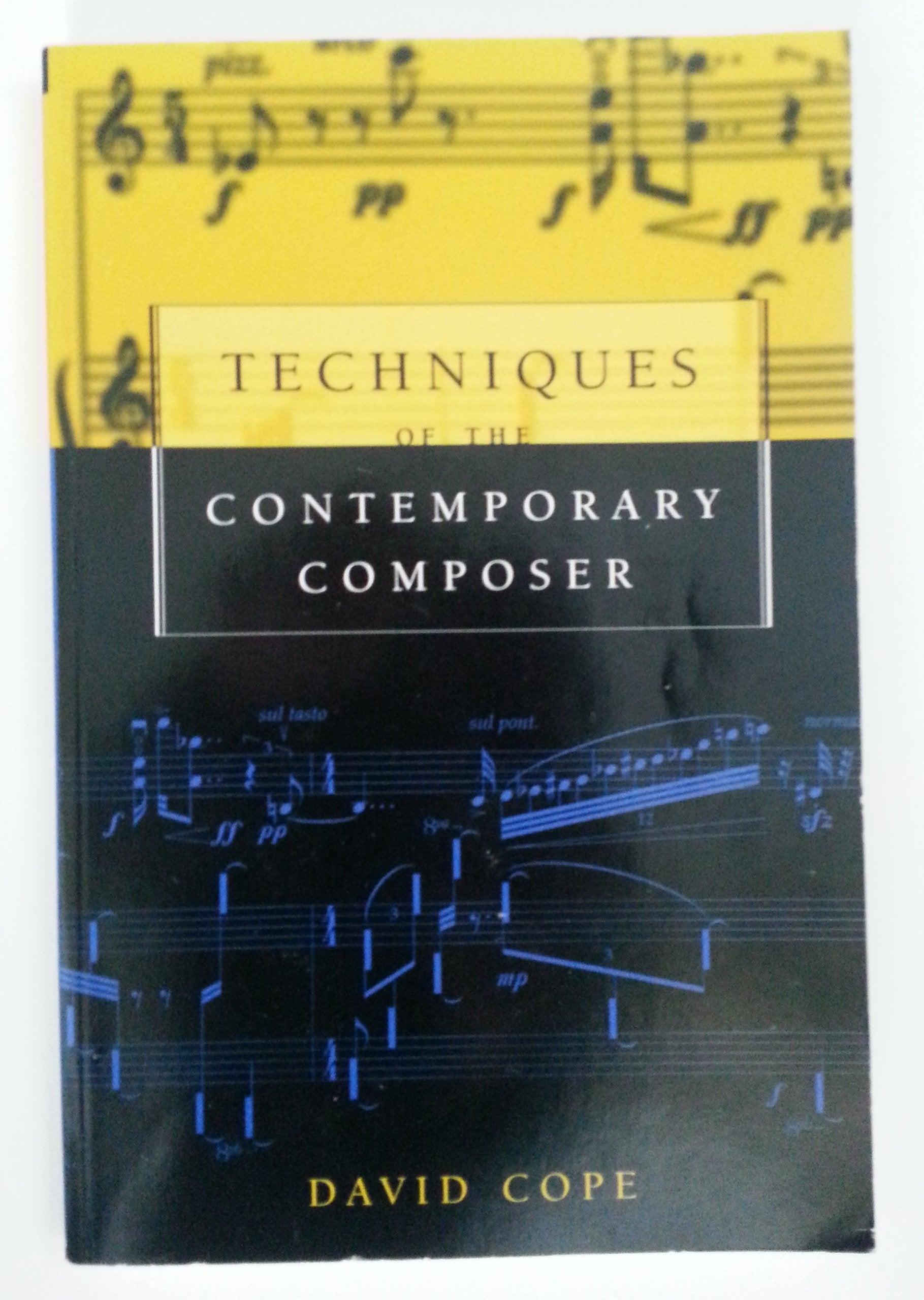 Techniques of the Contemporary Composer,Used