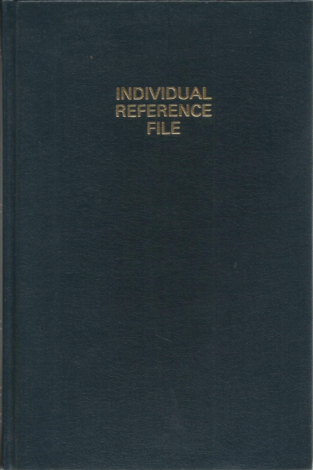 Individual Reference File Of Extracts From The Edgar Cayce Readings-new