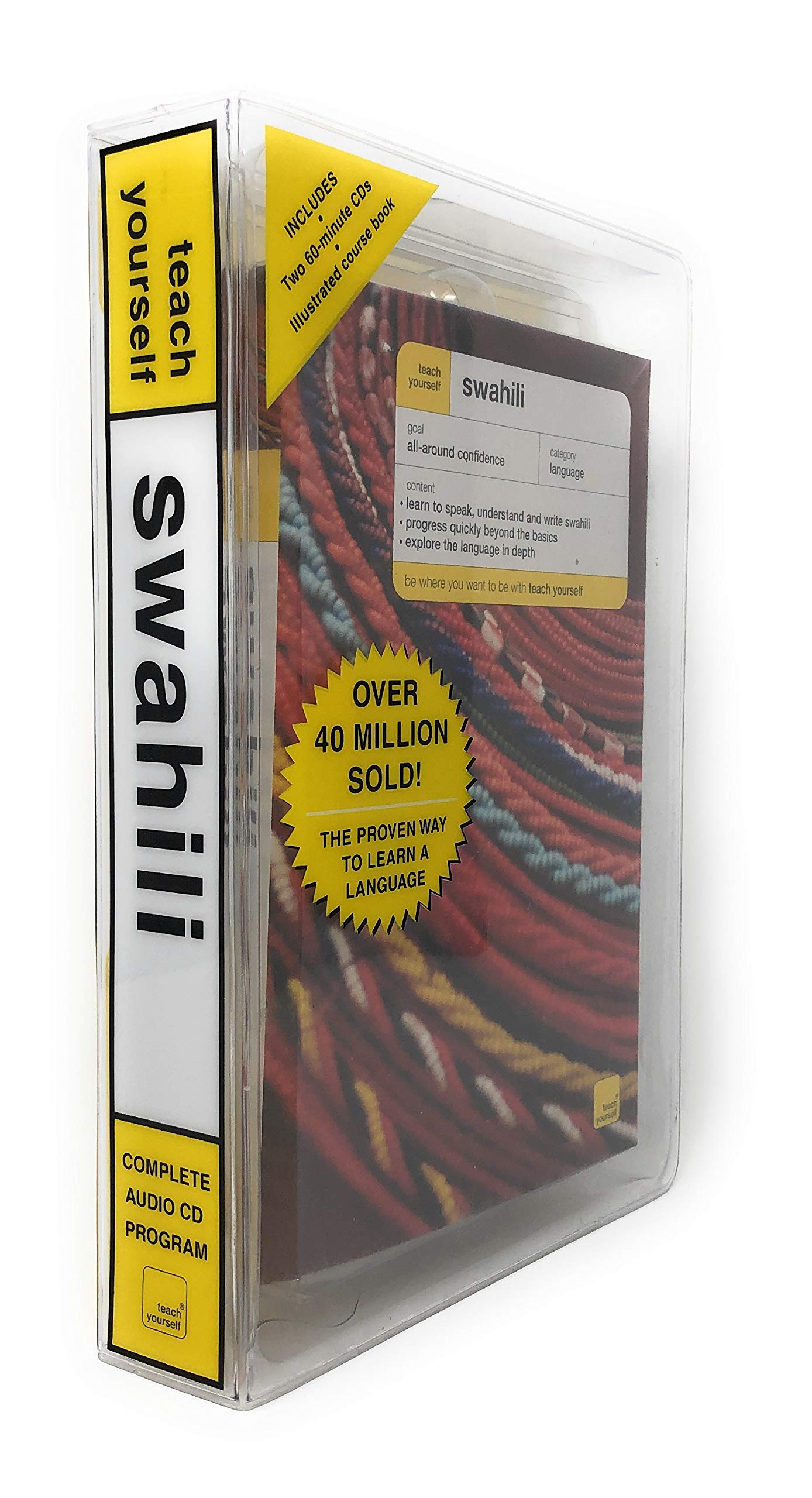 Teach Yourself Swahili Complete Course Package (Book + 2 Cds) (Ty: Complete Courses)-used