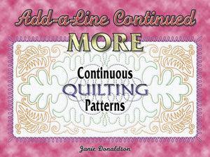 AddaLine Continued: More Continuous Quilting Patterns,Used