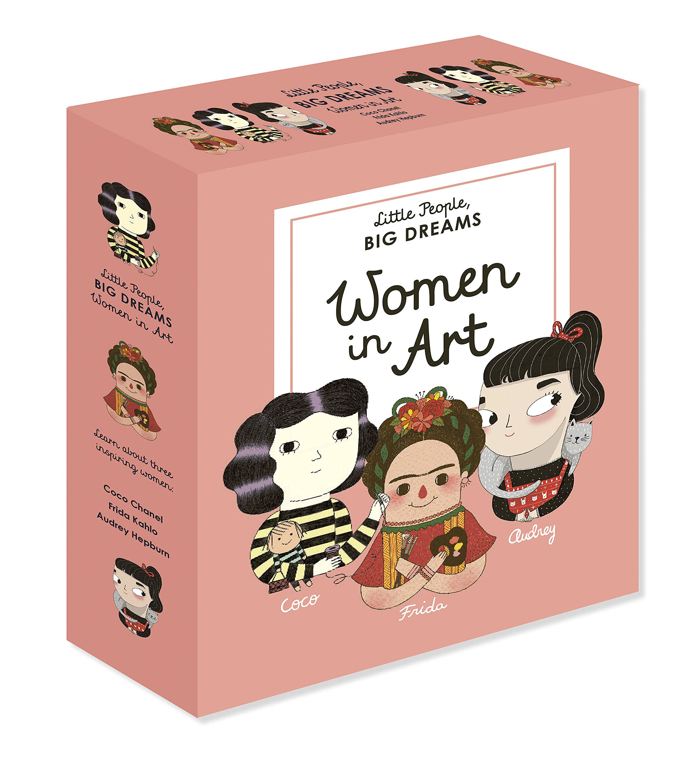 Little People, Big Dreams: Women In Art: 3 Books From The Bestselling Series! Coco Chanel  Frida Kahlo  Audrey Hepburn-used