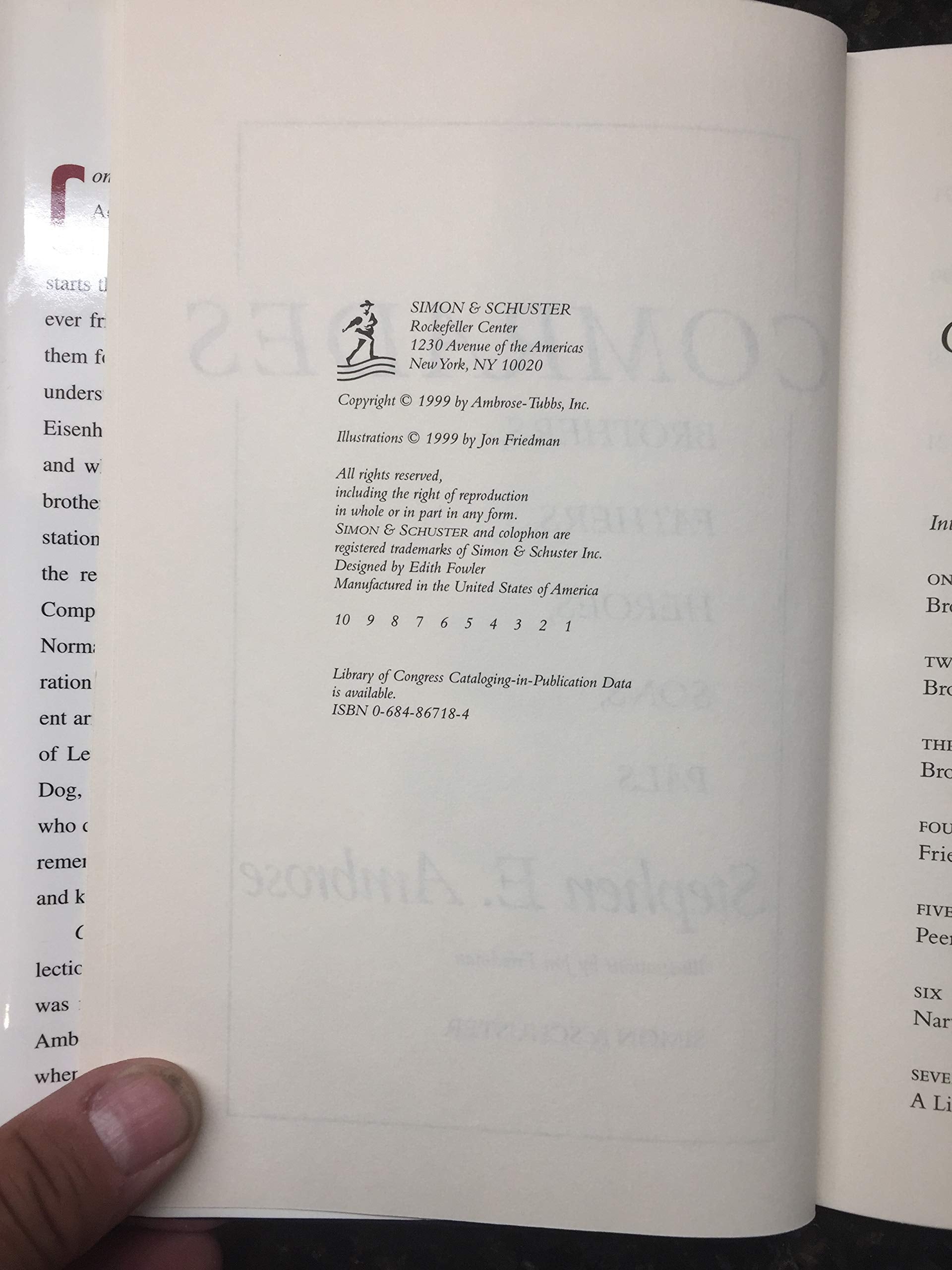 Comrades: Brothers, Fathers, Heroes, Sons, Pals,Used