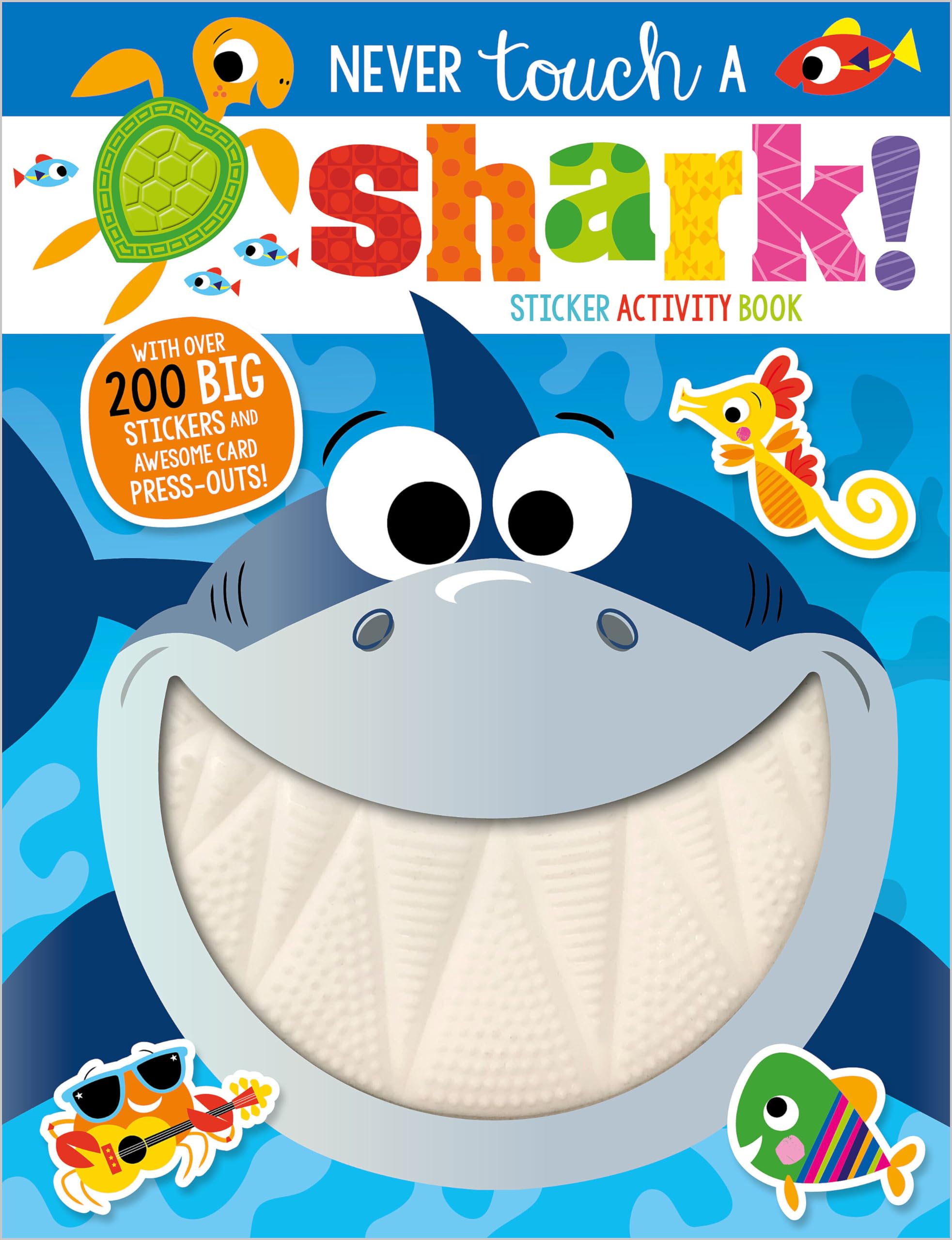 Never Touch a Shark! Sticker Activity Book,New