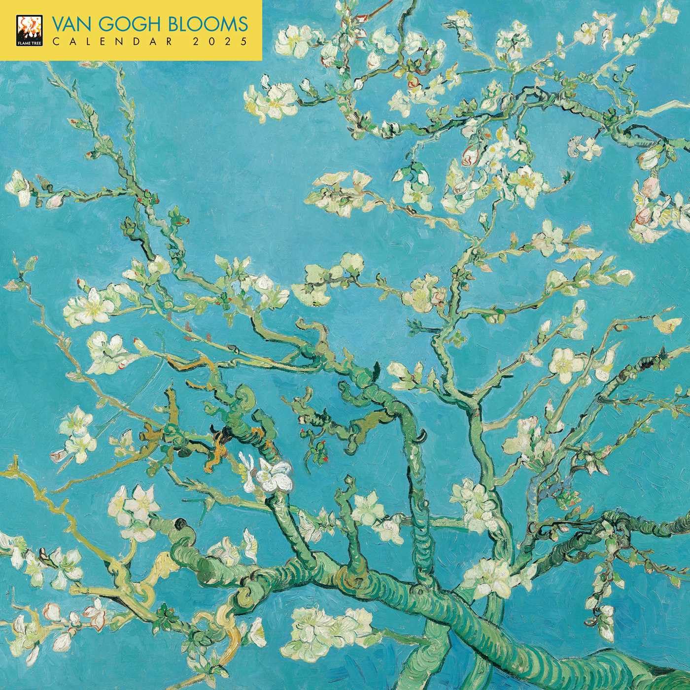 Vincent van Gogh Blooms Wall Calendar 2025 (Art Calendar),New