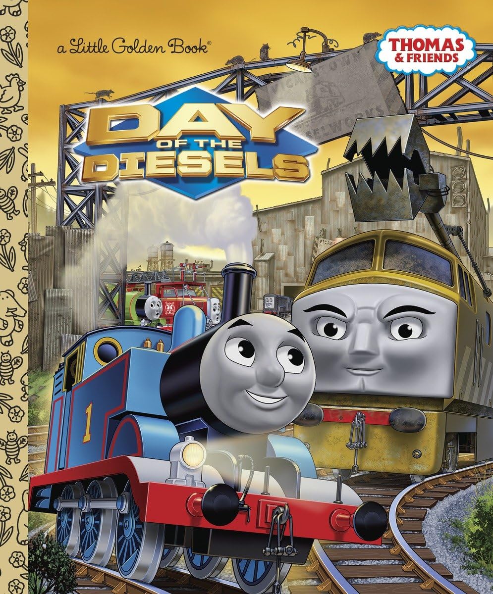 Day of the Diesels (Thomas & Friends) (Little Golden Book),Used