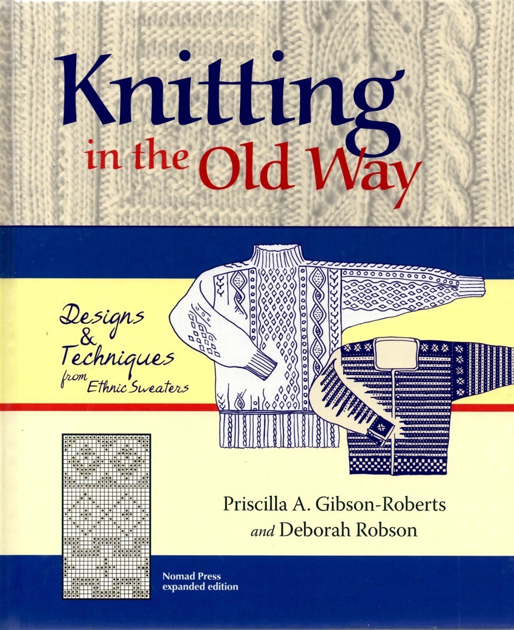 Knitting in the Old Way: Designs and Techniques from Ethnic Sweaters,Used