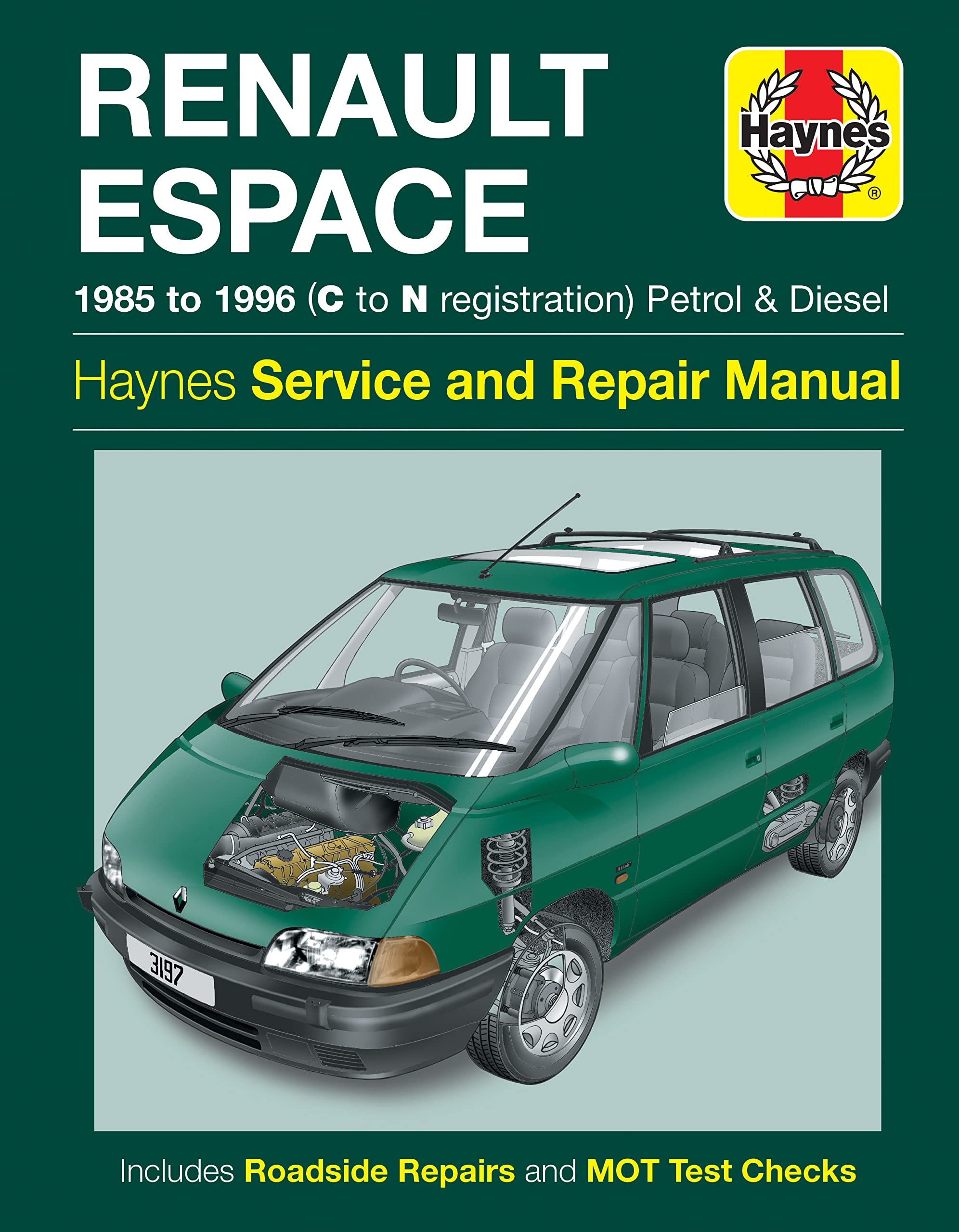 Renault Espace Petrol & Diesel (85  96) Haynes Repair Manual (Hardback),Used