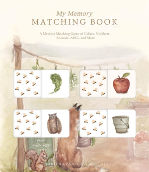 My Memory Matching Book: A Memory Matching Game of Colors, Numbers, Animals, ABCs, and More (Our Little Adventures Series),New