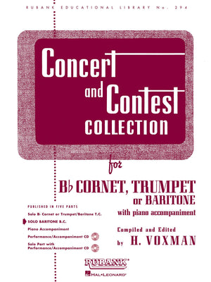 Concert And Contest Collection: Solo Book Only  Baritone B.C.,Used