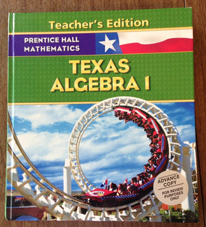 Mathematics:Algebra 1 (Texas Edition) Teacher Edition,Used