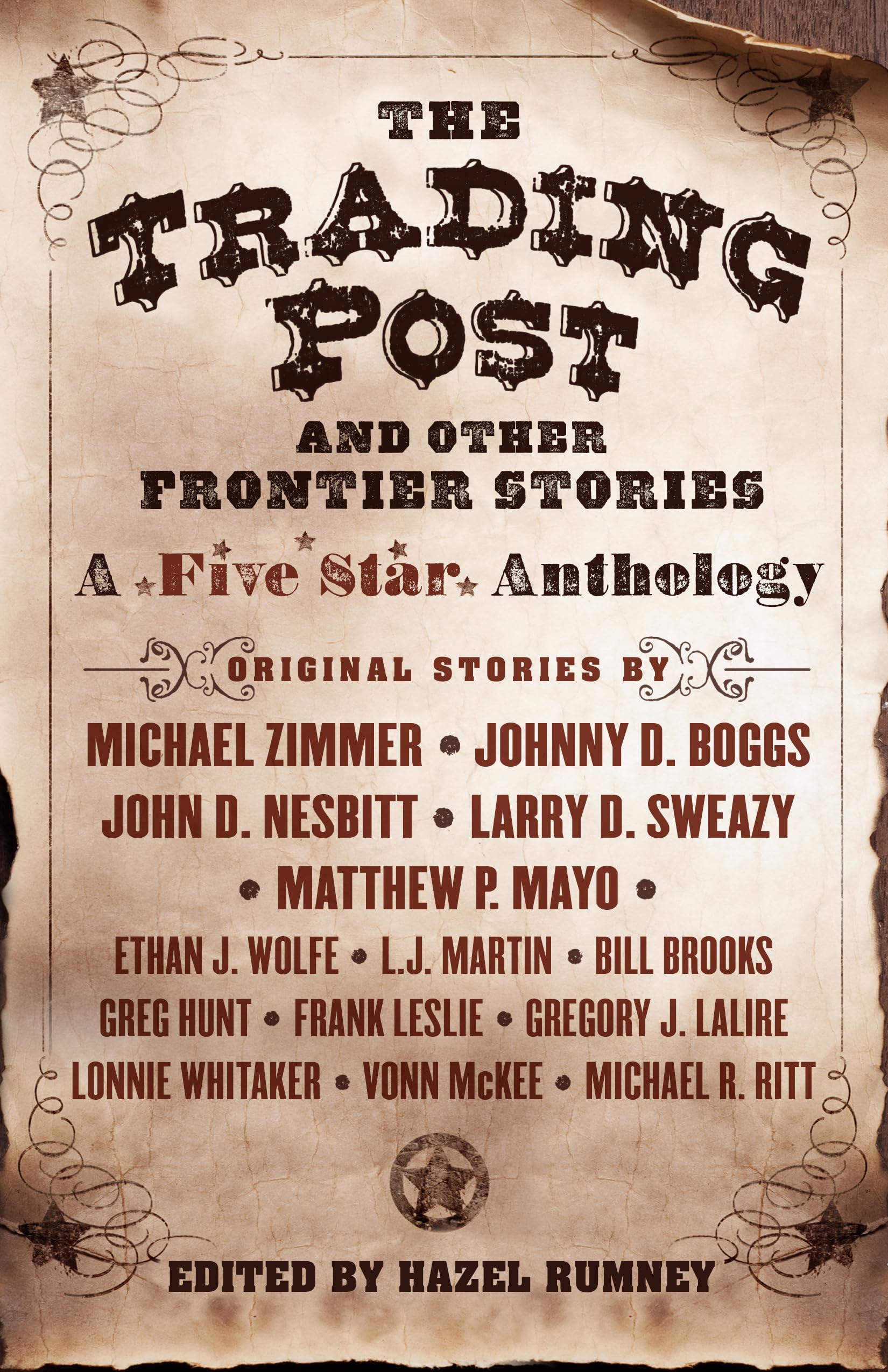 The Trading Post and Other Frontier Stories: A Five Star Anthology (Thorndike Press Large Print Western),Used