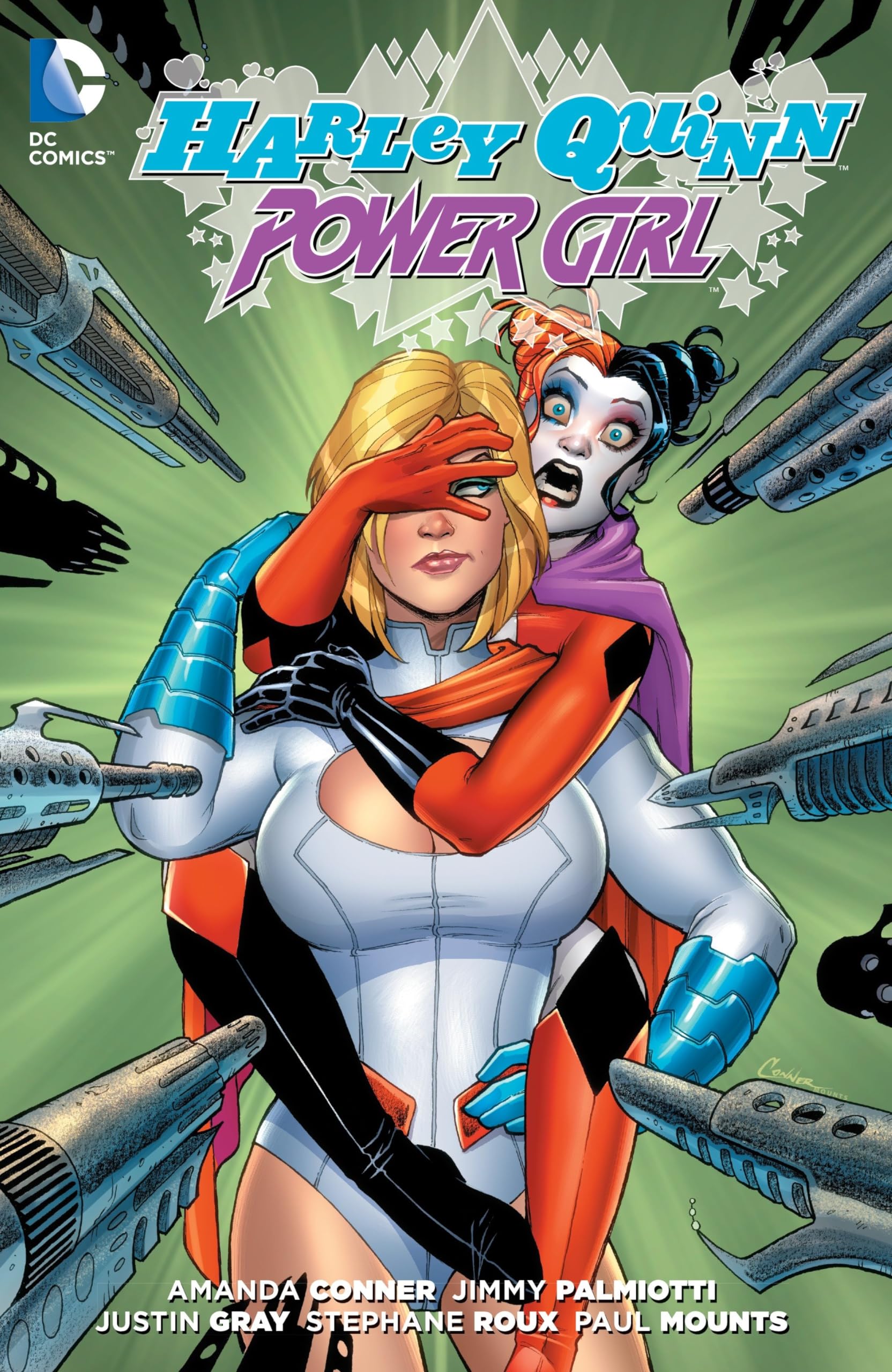Harley Quinn and Power Girl,Used
