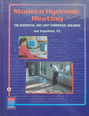 Modern Hydronic Heating For Residential And Light Commercial Buildings (Heating Ventilation/Air Conditioning),Used