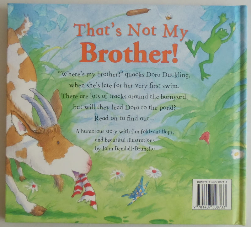 Thats Not My Brother! (Gatefold Picture Book),Used