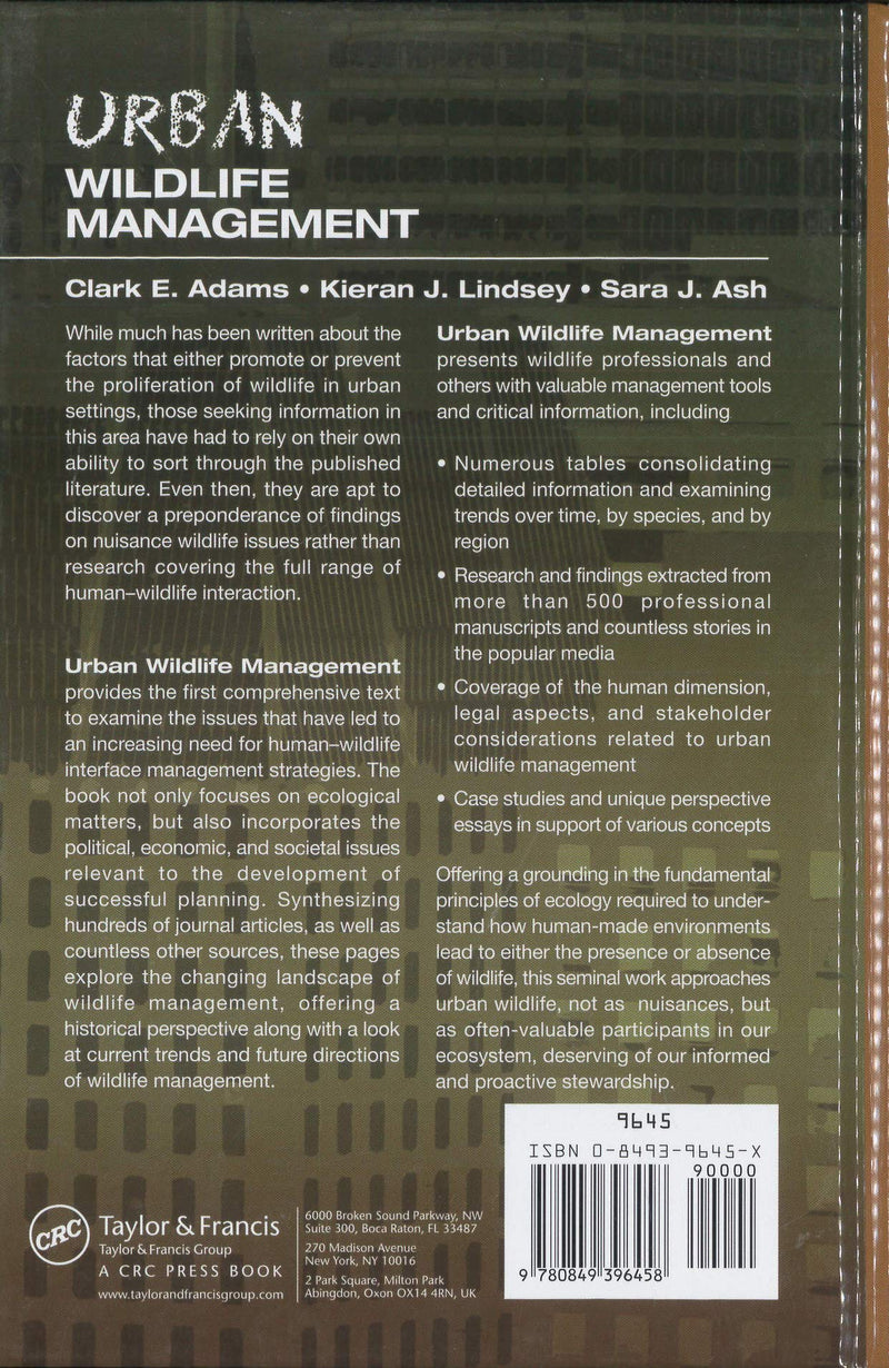 Urban Wildlife Management,Used