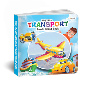 BabyS First Transport Puzzle Board Book : Learning Board Book, Self-Correcting Puzzle Book, Toddler Educational Book, Puzzle Book For Young Kids