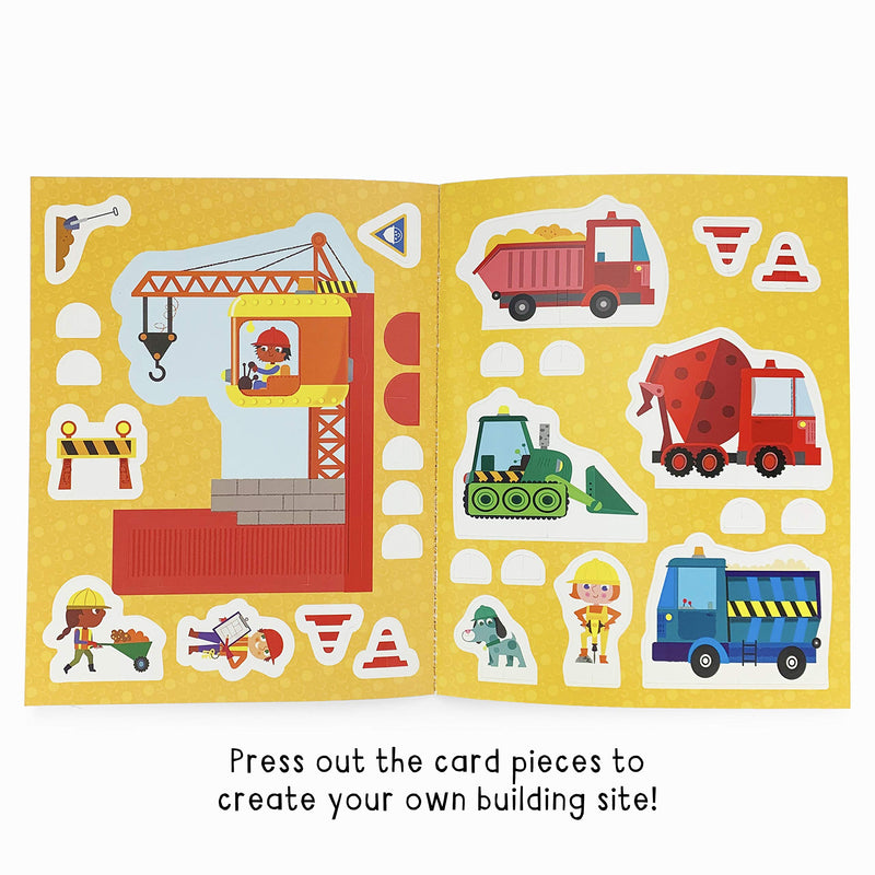 Busy Builders: Puzzle Activities (Press Out and Play Puzzle Activity Book),Used
