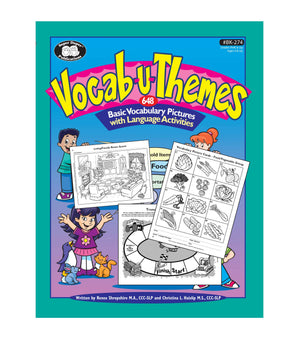 Vocabuthemes 648 Basic Vocabulary Pictures With Language Activities,Used