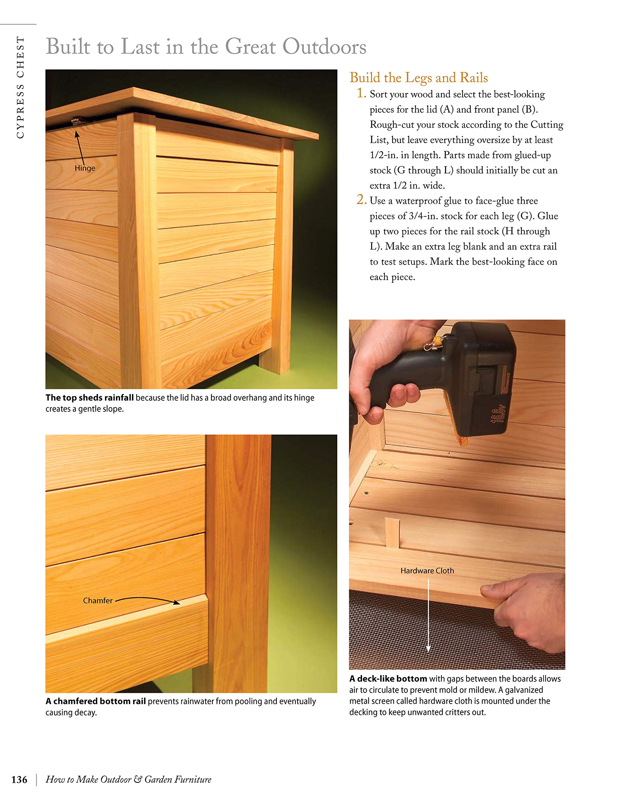 How to Make Outdoor & Garden Furniture: Instructions for Tables, Chairs, Planters, Trellises & More from the Experts at American,Used