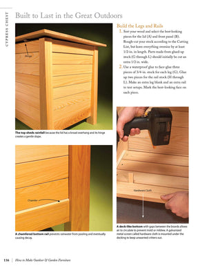 How to Make Outdoor & Garden Furniture: Instructions for Tables, Chairs, Planters, Trellises & More from the Experts at American,Used