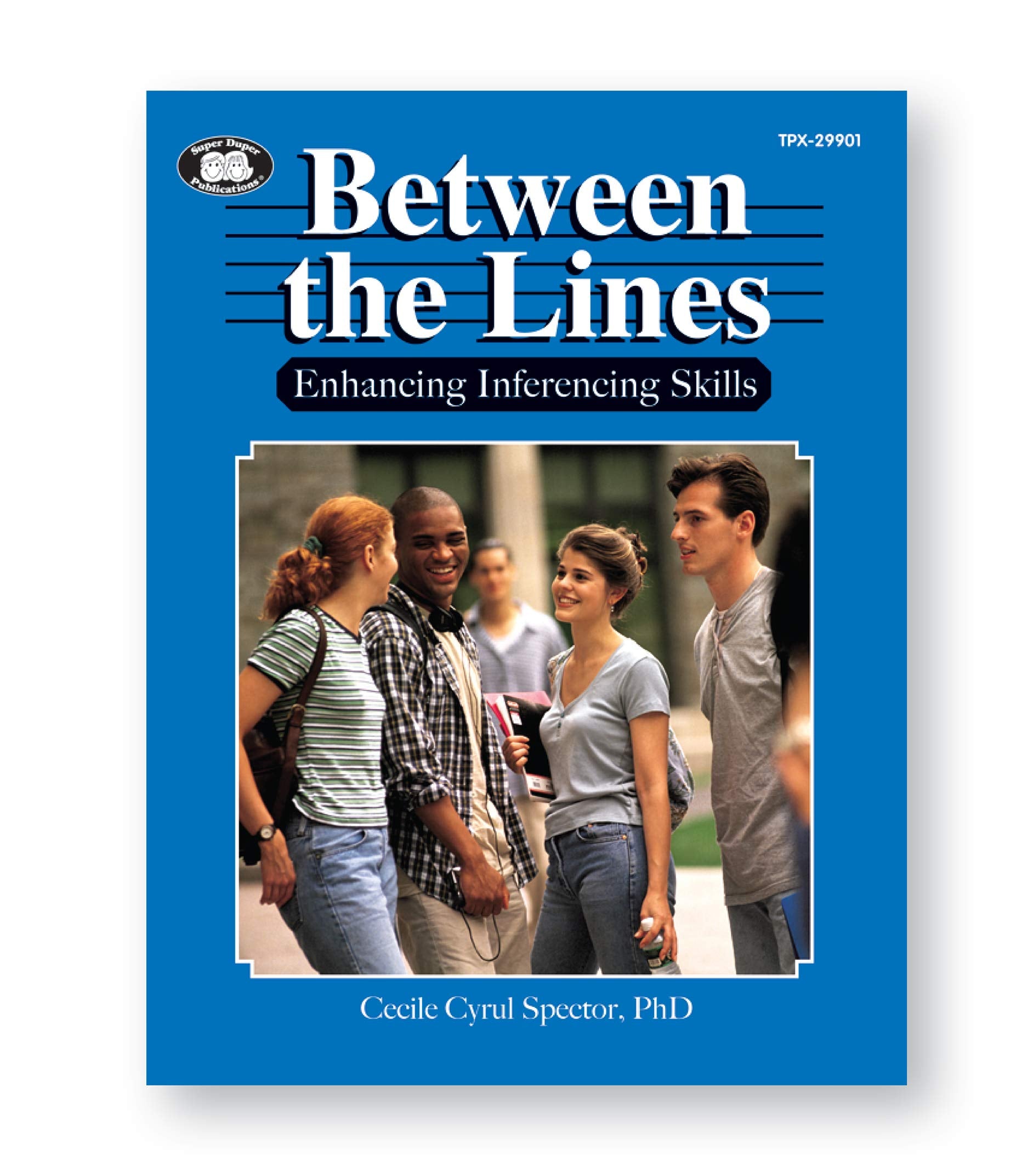 Super Duper Publications  Between the Lines Enhancing Inferencing Skills Book  Educational Learning Resource for Children,Used