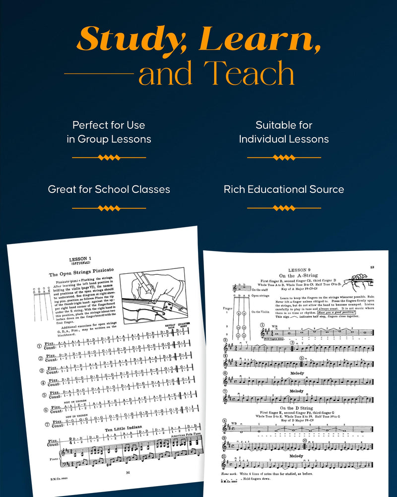 A Tune a Day  Violin: Book 1  Violin Music Book with Lessons, Illustrations, Explanations, and More  EasytoRead Violin Book,New