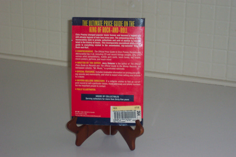 Official Price Guide to Elvis Presley Records and Memorabilia: 2nd Edition,Used
