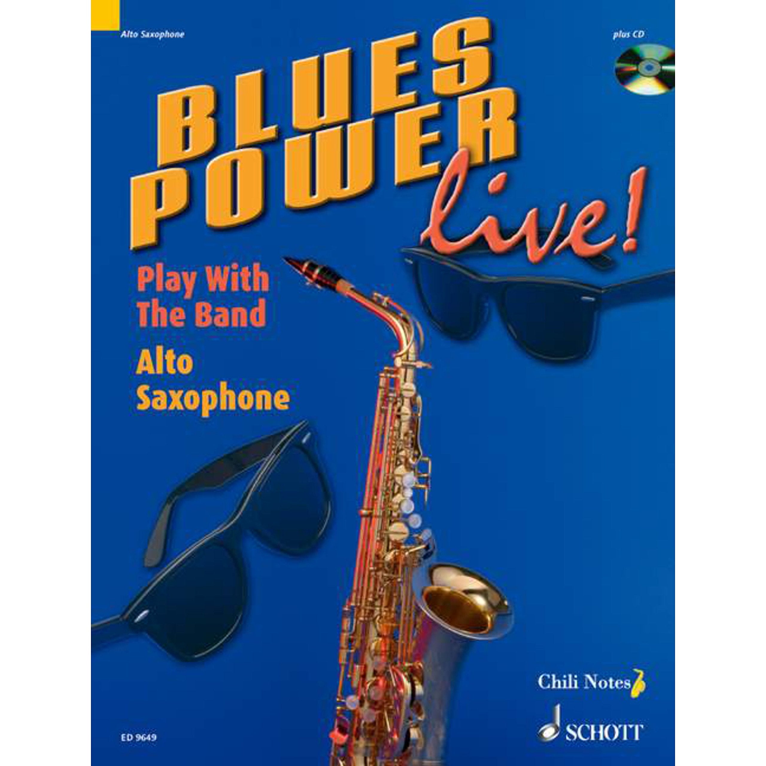 Blues Power Live!  Play with the Band: Alto Saxophone,Used