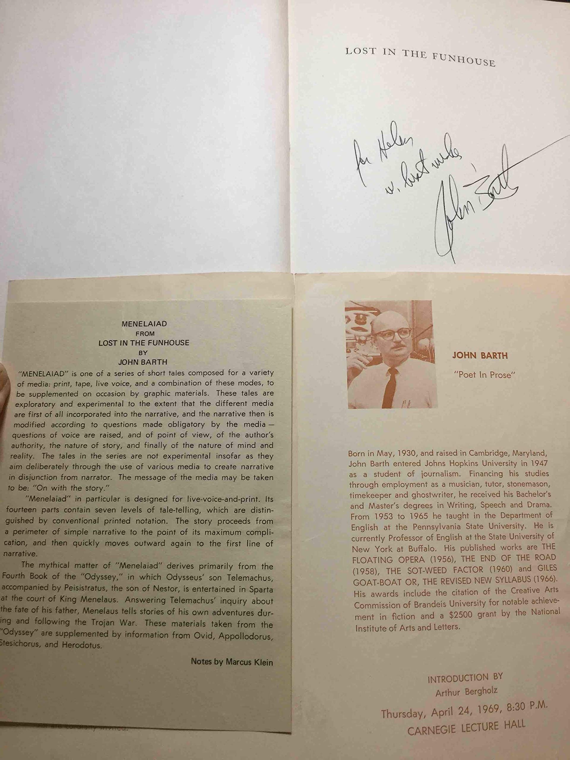 Lost in the Funhouse,Used