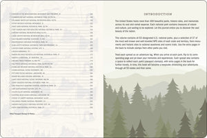 USA National Parks Journal & Passport Stamp Book (all 63 National Parks included),Used