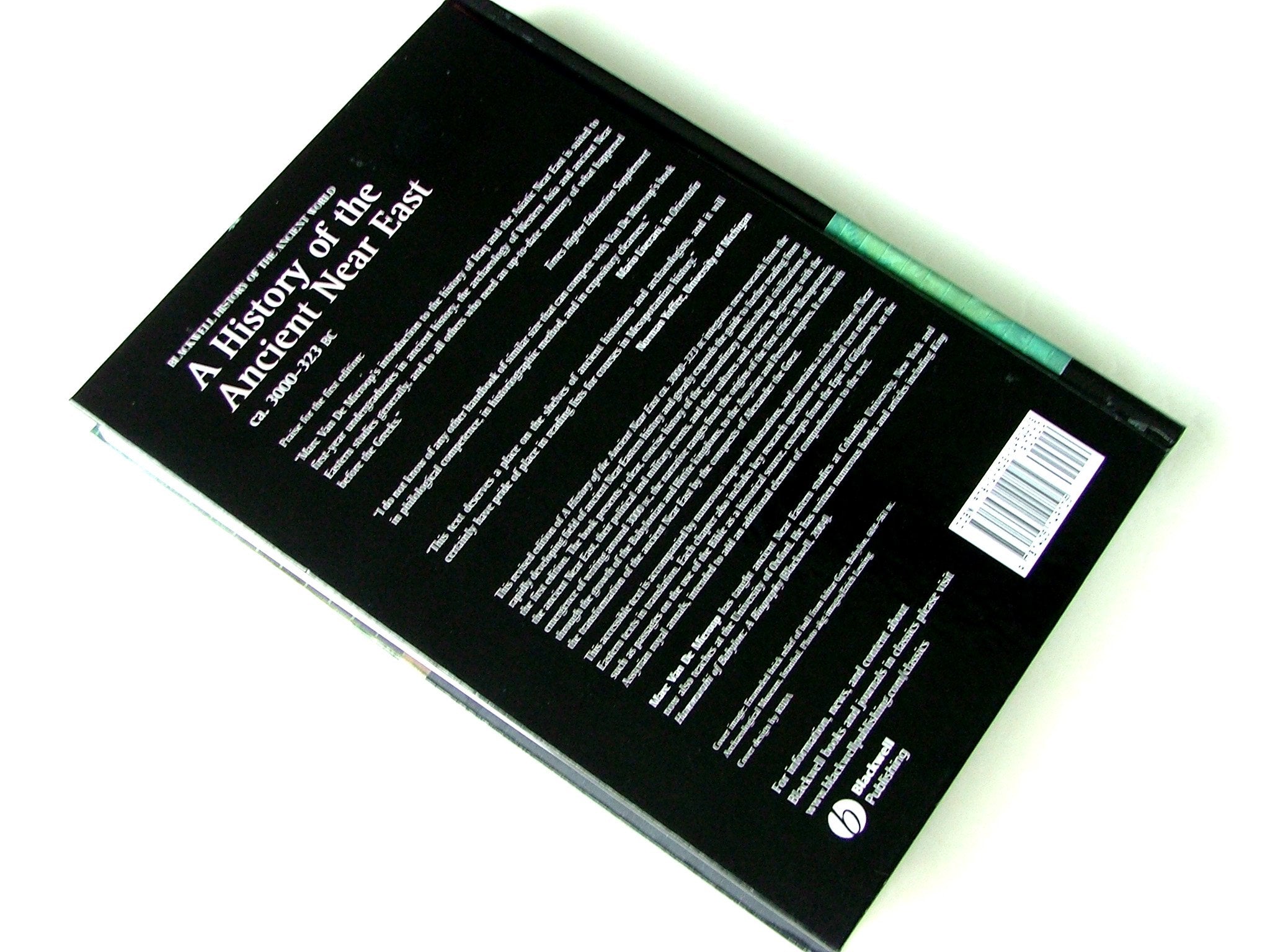 A History of the Ancient Near East: Ca. 3000323 Bc,Used