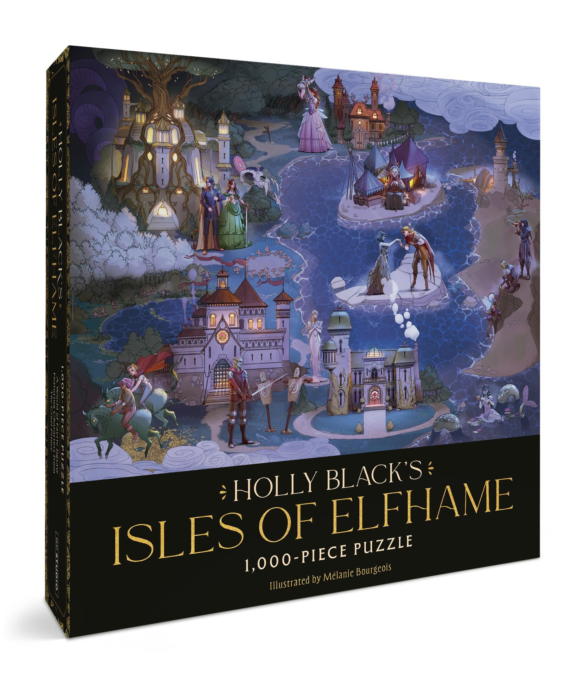 Holly BlackS Isles Of Elfhame 1,000Piece Puzzle: A World Of Faerie Jigsaw Featuring Characters From The Cruel Prince