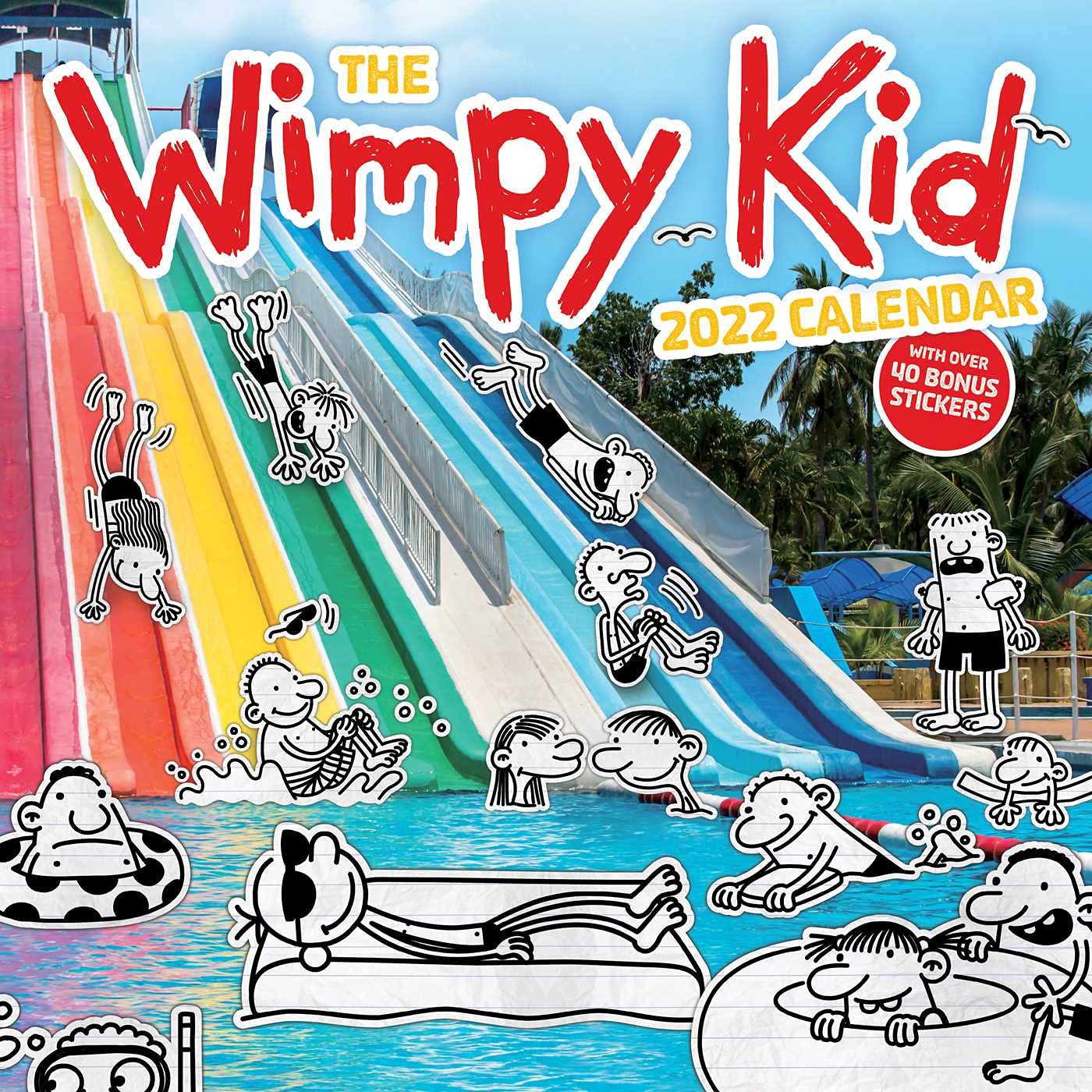 Wimpy Kid 2022 Wall Calendar,Used