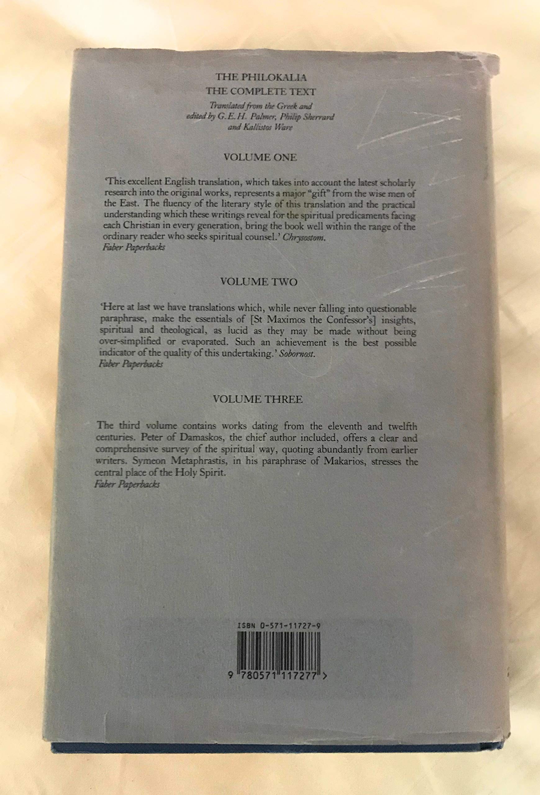The Philokalia: The Complete Text (Vol. 4) (English And Greek Edition),New