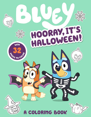 Bluey: Hooray, It'S Halloween!: A Coloring Book,New