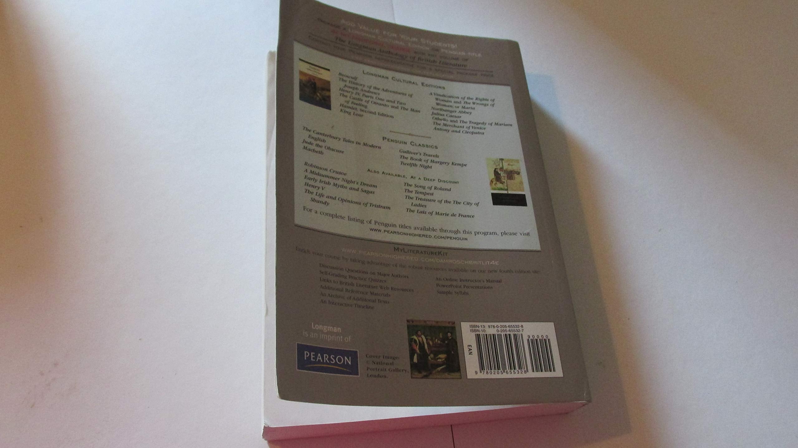 Longman Anthology of British Literature, The: The Early Modern Period, Volume 1B,Used