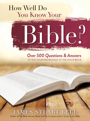 How Well Do You Know Your Bible?: Over 500 Questions and Answers to Test Your Knowledge of the Good Book,Used