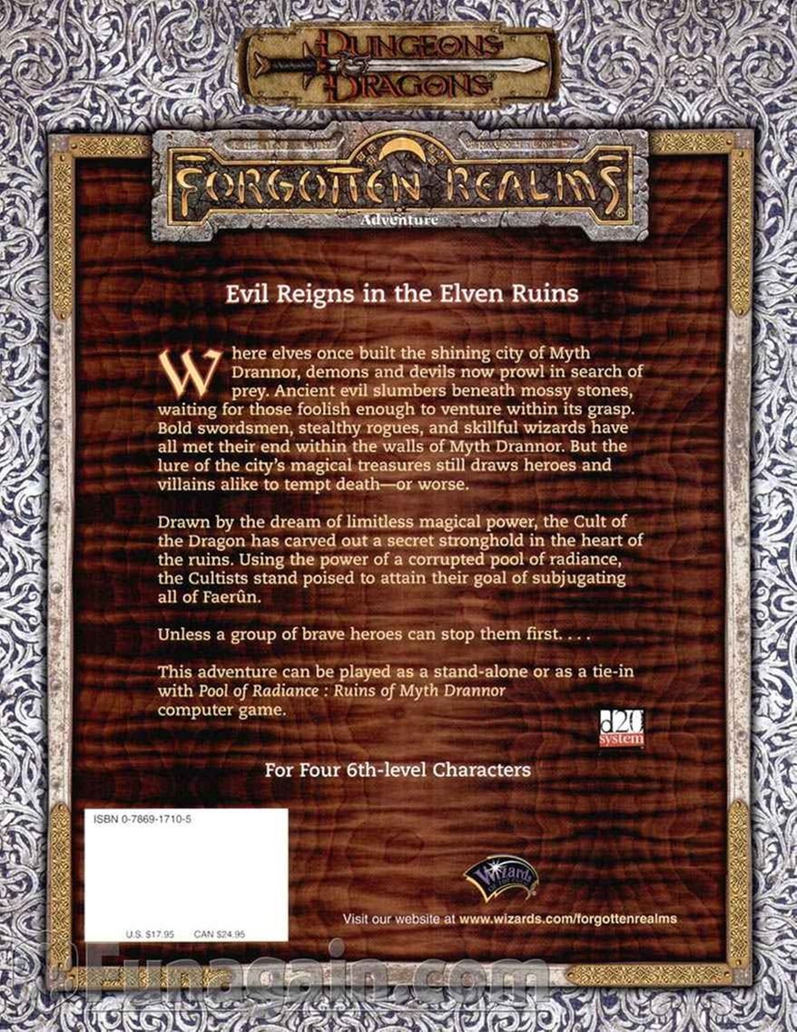 Pool Of Radiance: Attack On Myth Drannor (Dungeons & Dragons: Forgotten Realms),Used